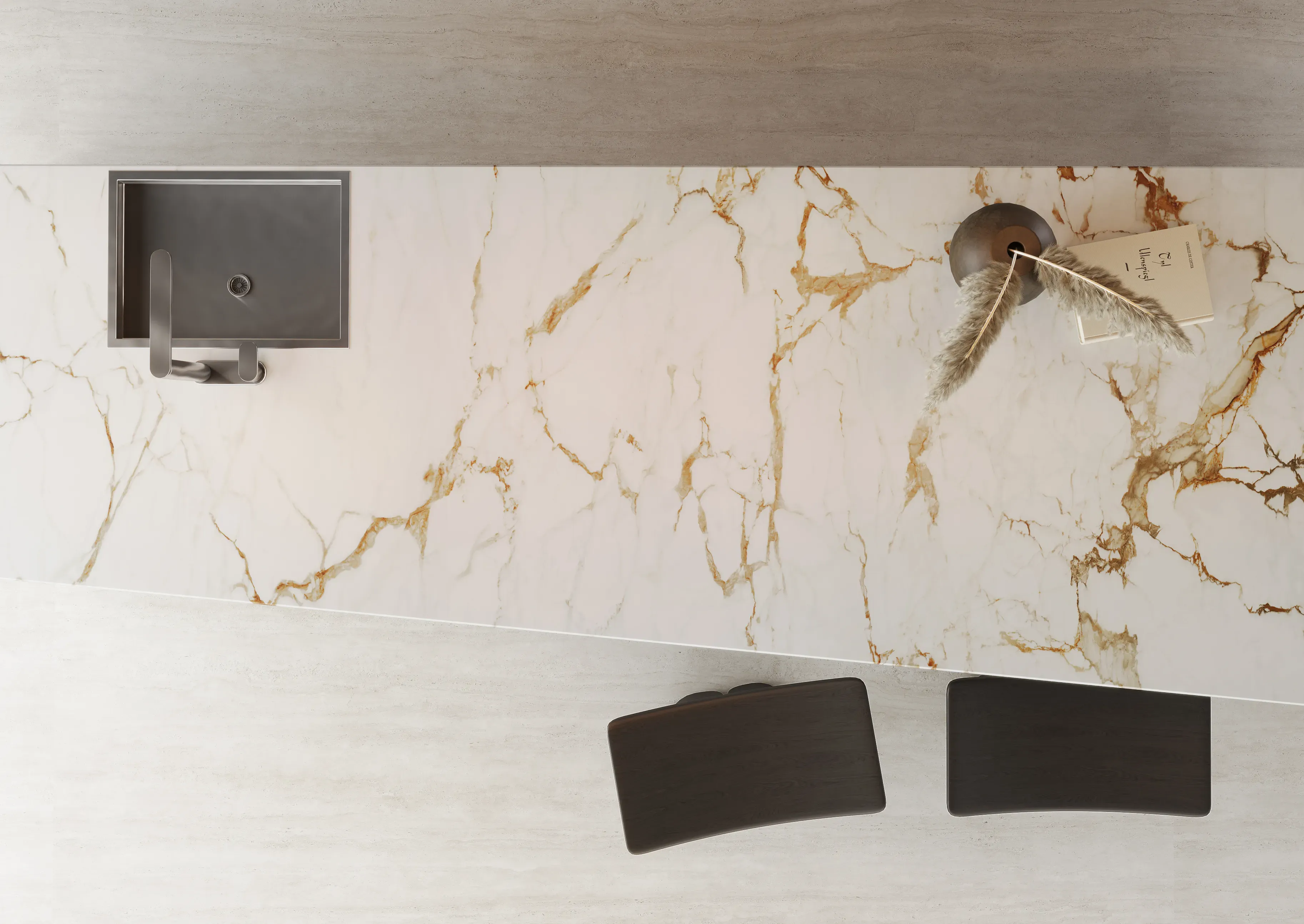 Macchia Fine porcelain kitchen countertop